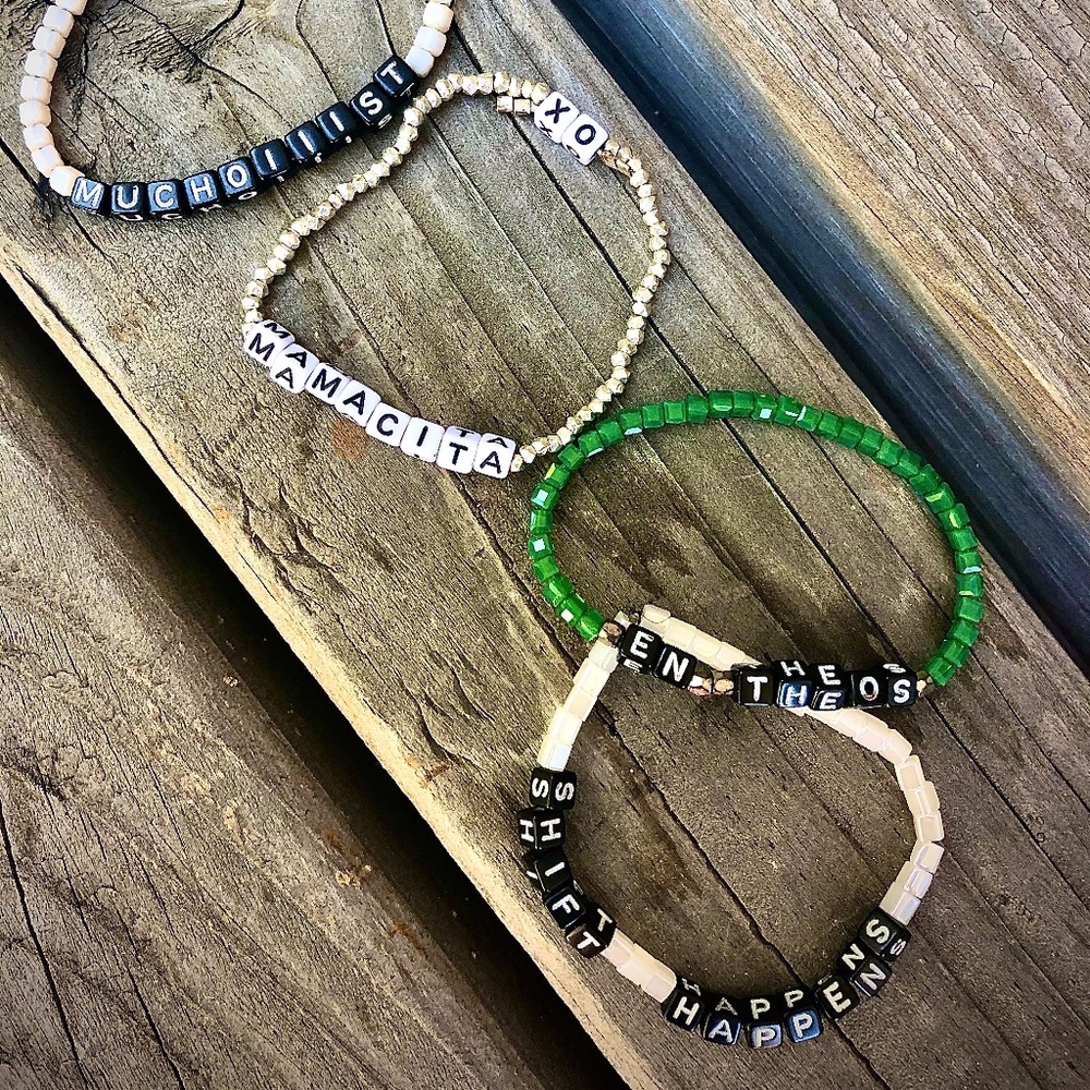 Personalized Message/Name Beaded Bracelet